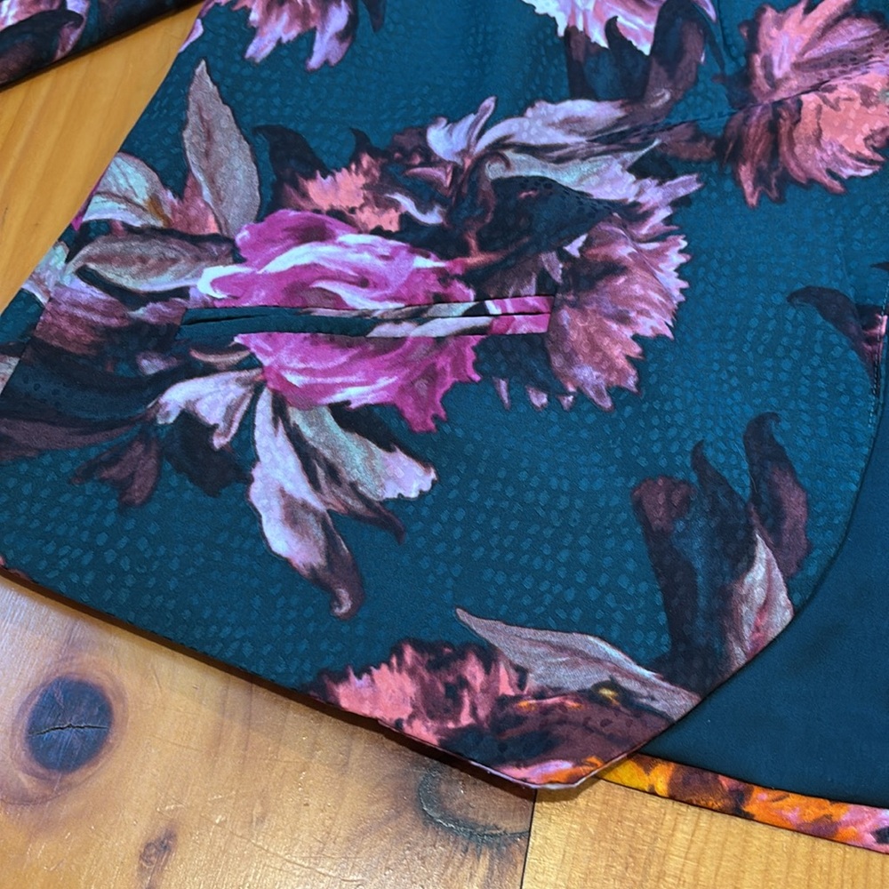 CARTONNIER 6 Floral Printed Open Blazer Jacket - Picture 5 of 9